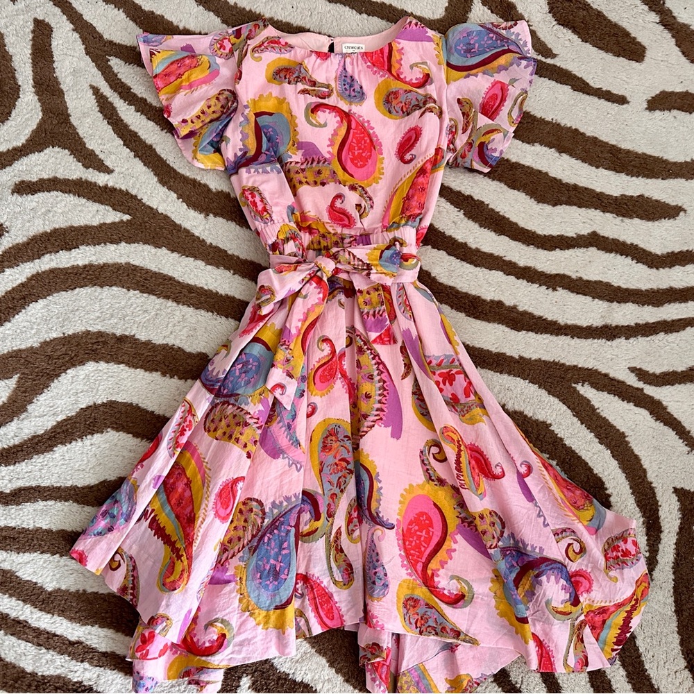 Colorful Paisley Kids Dress